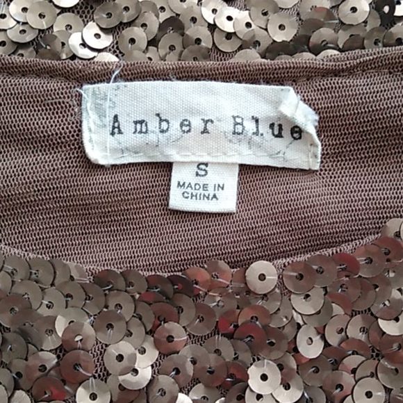 Amber Blue Sequin Dress - Picture 5 of 7